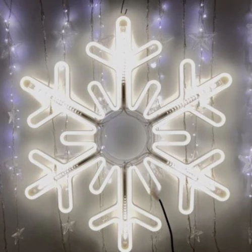 Christmas light - snowflake 52 x 60 cm