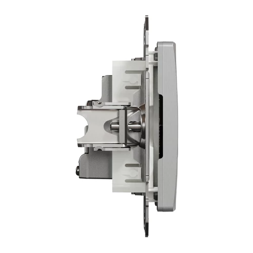 Built-in TV through-connection socket, mechanical SEDNA Design