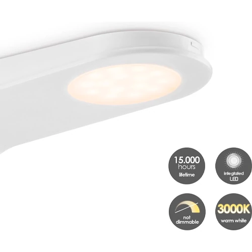 Universal light for under cabinet lighting, in the kitchen and in hard to reach places TOUCH