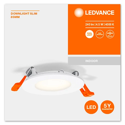 LED Iebūvējams panelis 4.5W 4000K DOWNLIGHT SLIM