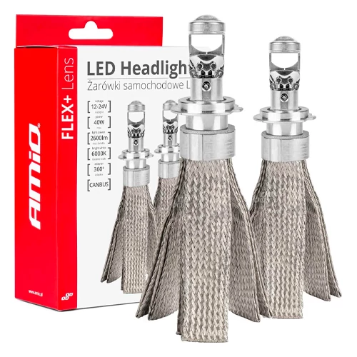 LED лампы FLEX+ Lens серии H7/H18, основная фара