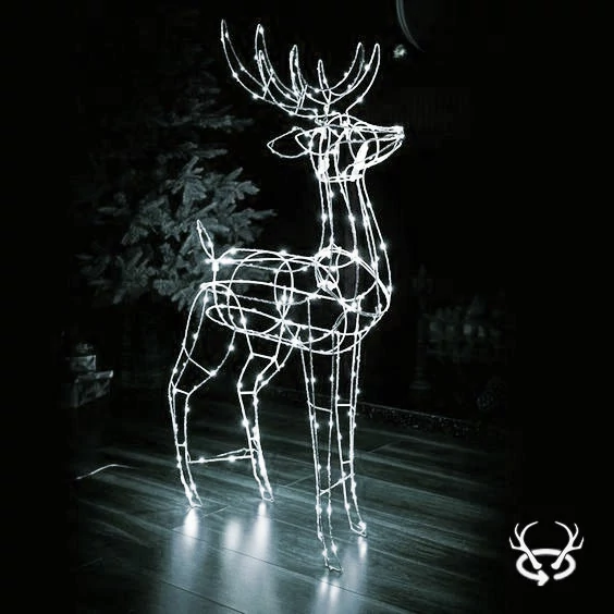 LED Christmas outdoor and indoor light decor movable deer