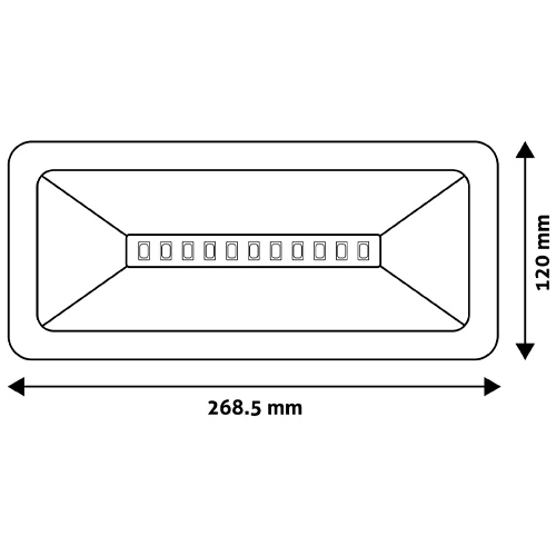 LED avārijas 2.8W virsapmetuma gaismeklis