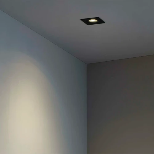 Built-in light, excl. GU10, IP20, black