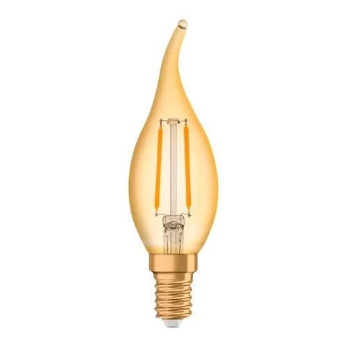 Vintage style LED bulb E14, C35, 1.5W, 120lm, 2400K