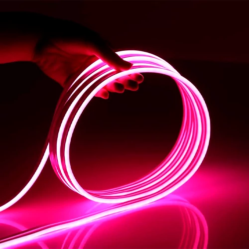 LED Neon strip 12V, pink, IP67, 5m, 6x12mm, NEON FLEX