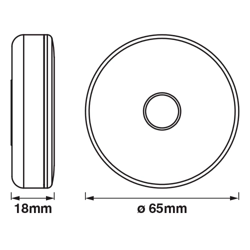 LED Virsapmetuma gaismeklis DOT-IT TOUCH