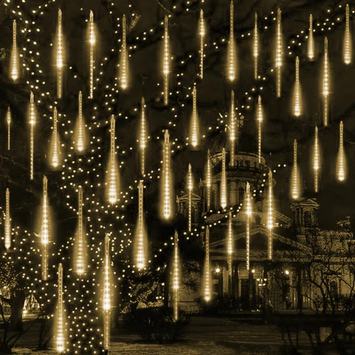 Christmas garland - starry rain for indoors and outdoors under a canopy