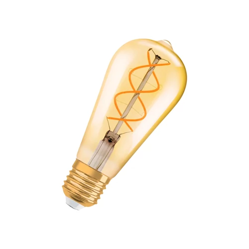 Vintage style LED bulb E27, ST64, 4W, 300lm, 2000K