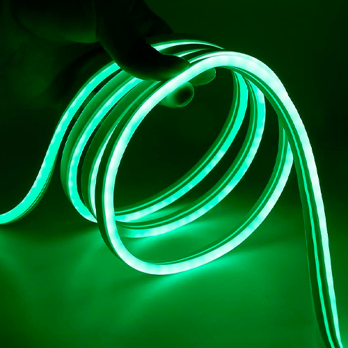 Ārtelpu LED neona lente 5m, zaļa, 12V
