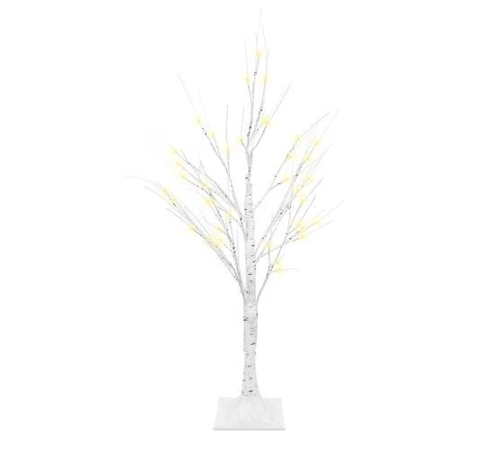 Decorative LED tree - birch