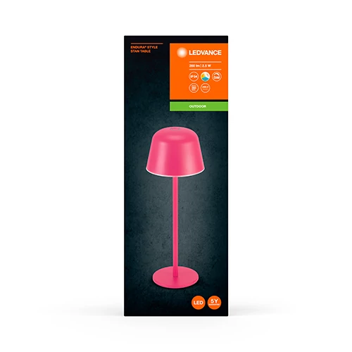 Āra galda lampa ar akumulatoru ENDURA STYLE TABLE, 2.5W, IP54, USB, 2700-6500K