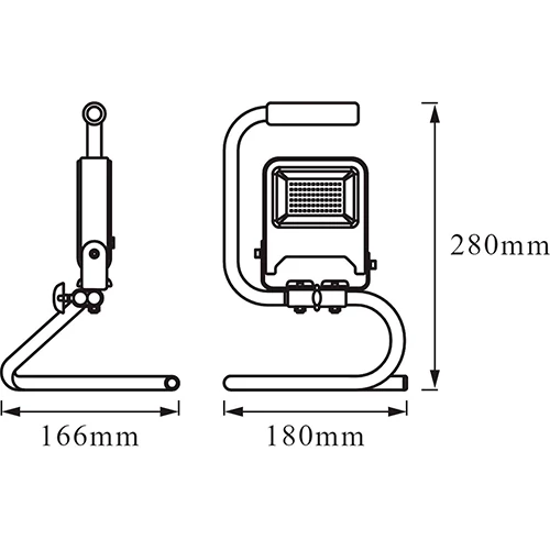 Уличный переносной LED прожектор WORKLIGHTS S-STAND