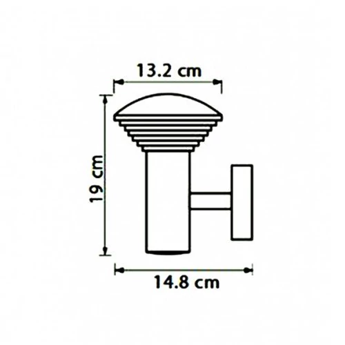 Facade lamp ORBIT-A 7W, 3000K, IP54