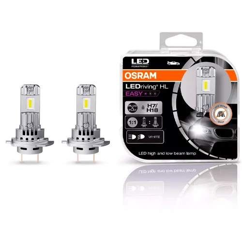 High and low beams H7/H18, LEDriving HL EASY series