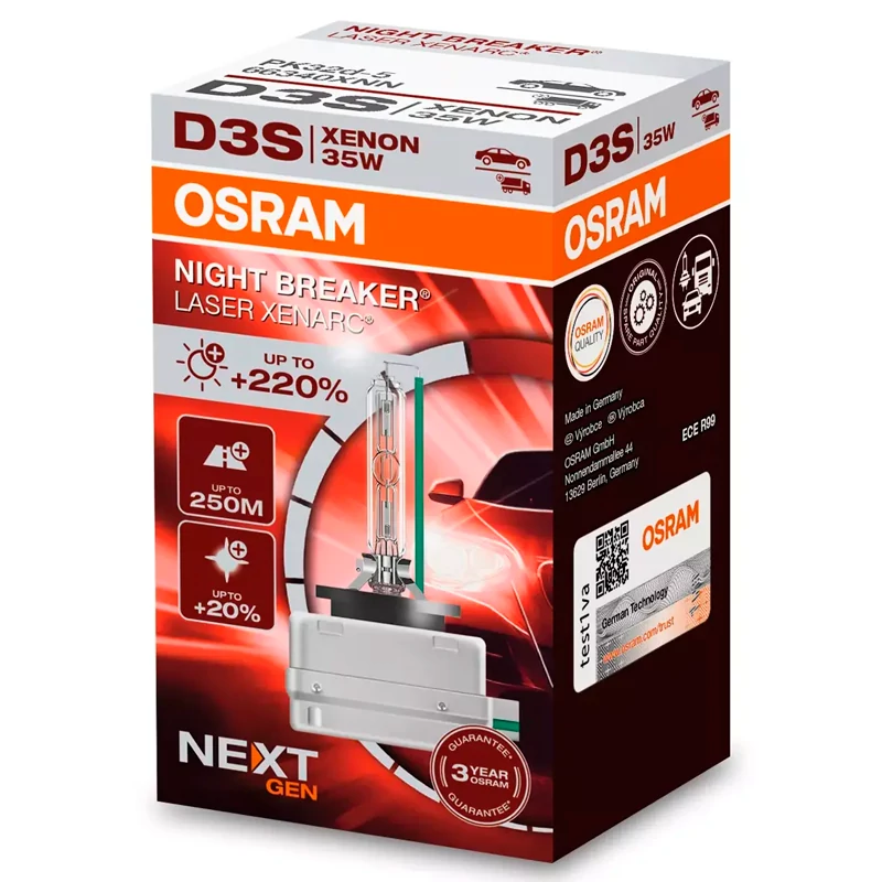 OSRAM D3S ksenona spuldze XENARC NIGHT BREAKER LASER (Next Gen)