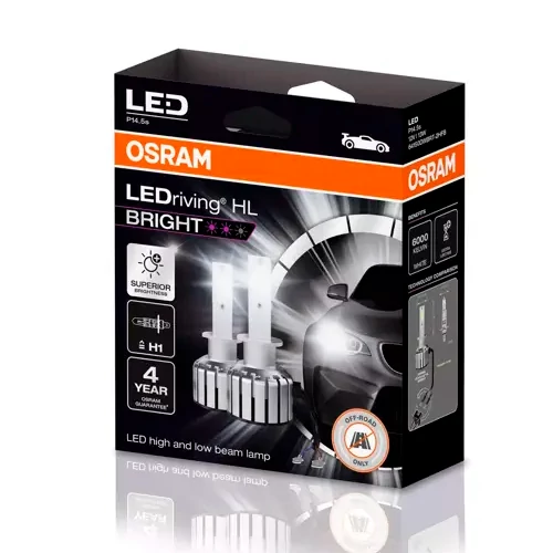 High and low beam, fog lights H1, LEDriving HL BRIGHT series