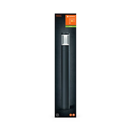 Street light bollard post 90cm, 12W, 3000K, IP44 ENDURA STYLE LANTERN MODERN