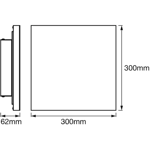 Smart lamp - panel SMART+ PLANON FRAMELESS RGBTW