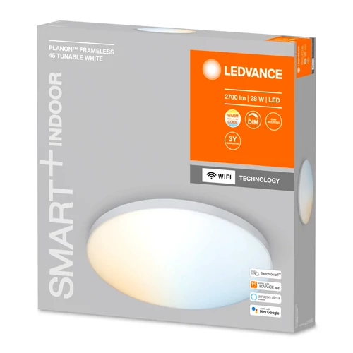 Ceiling smart lamp SMART+ Wifi Planon 28W, CCT, IP20