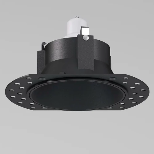 Built-in light, excl. GU10, IP20, black