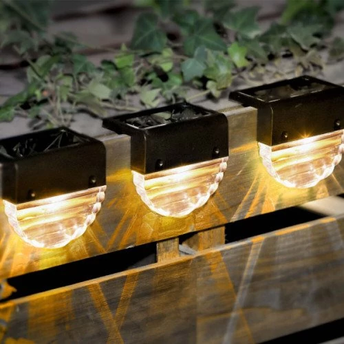 LED wall lights with solar battery 4000K + RGB IP44 (2 pcs.)